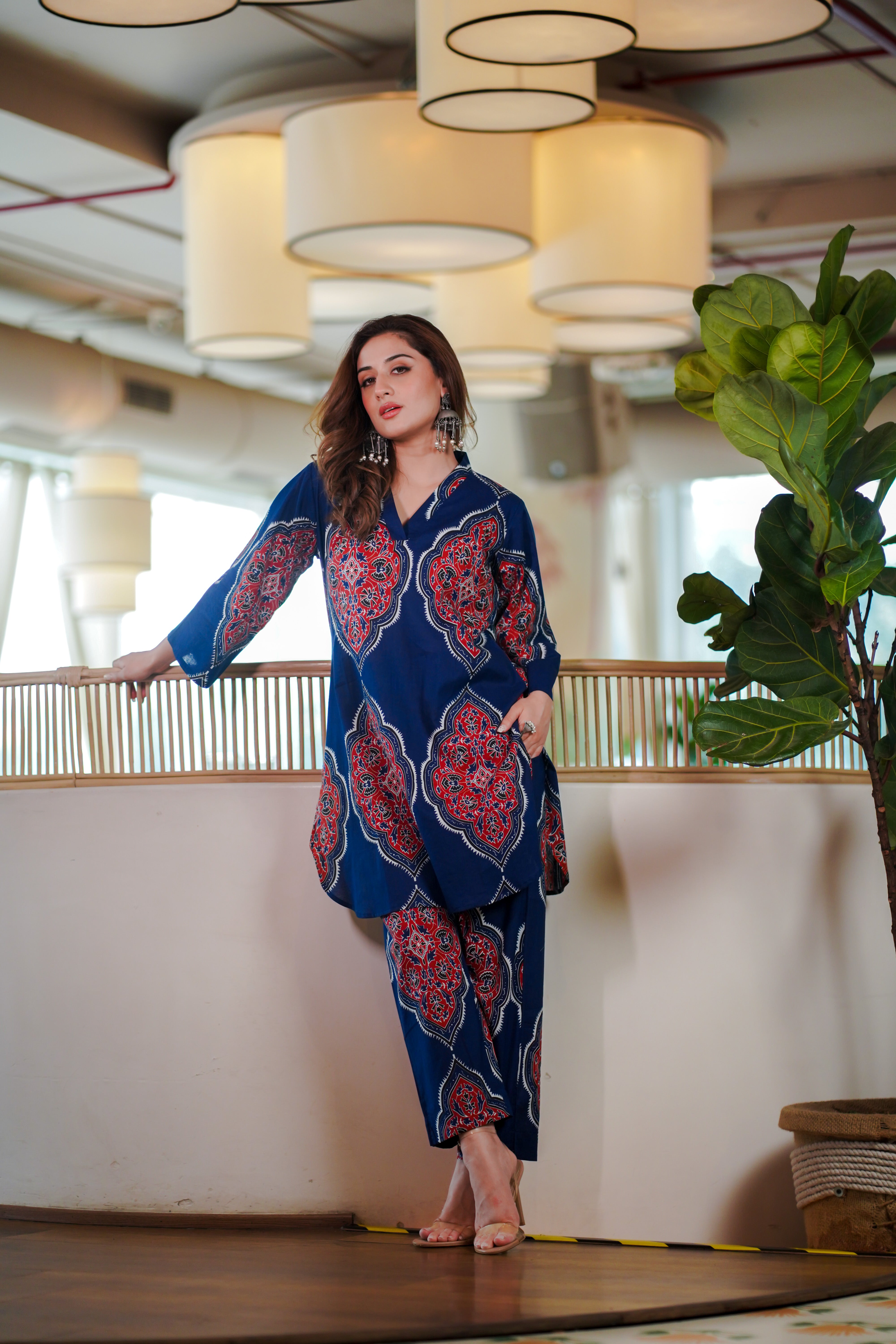 Azure Bloom Co-ord Set