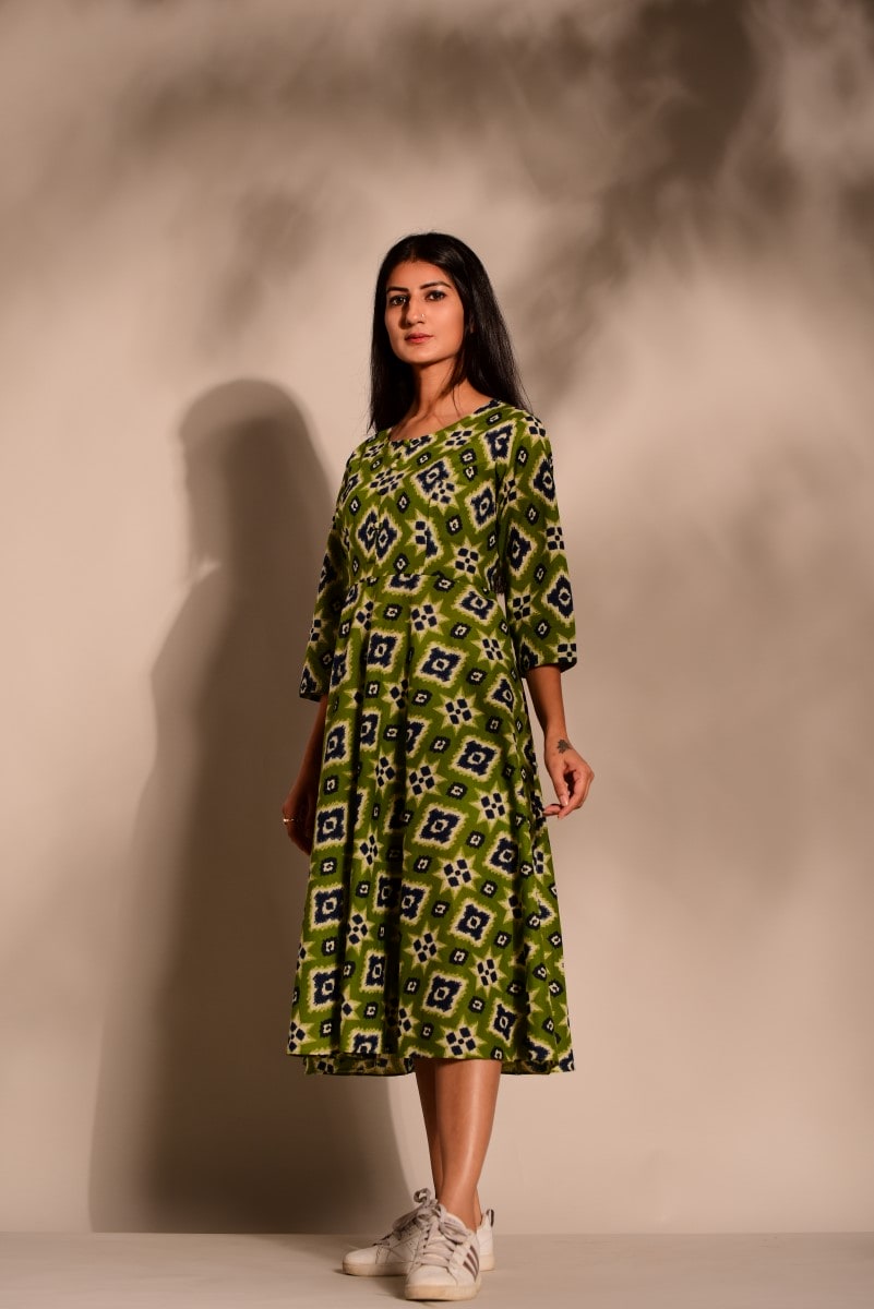 Ikkat dress – DIMPLE DESIGN STUDIO