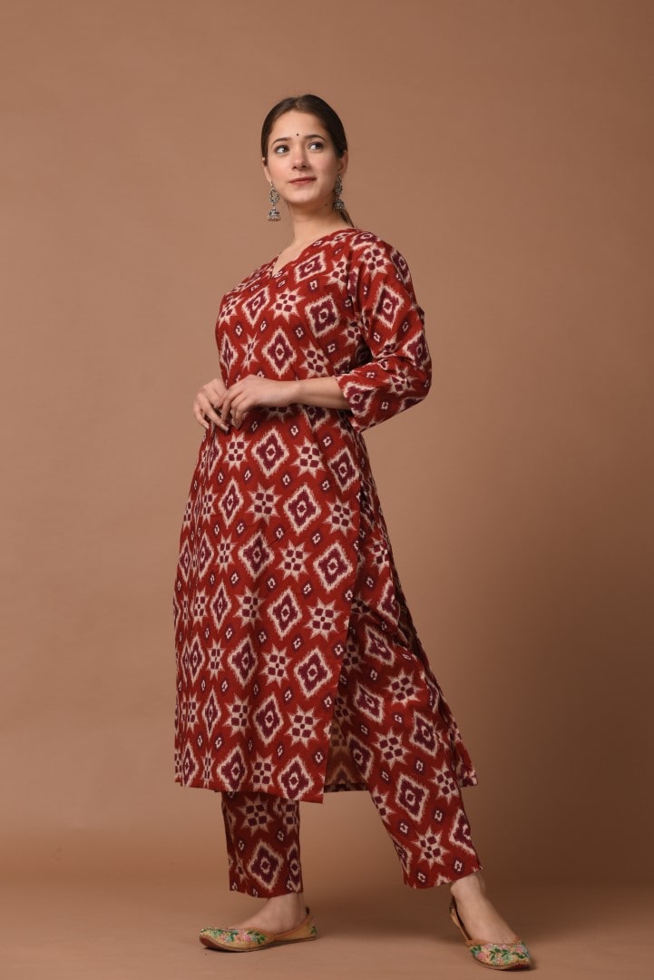 ikkat silk dress materials Ikat Cotton Silk Dress Material RKG SHOPPING