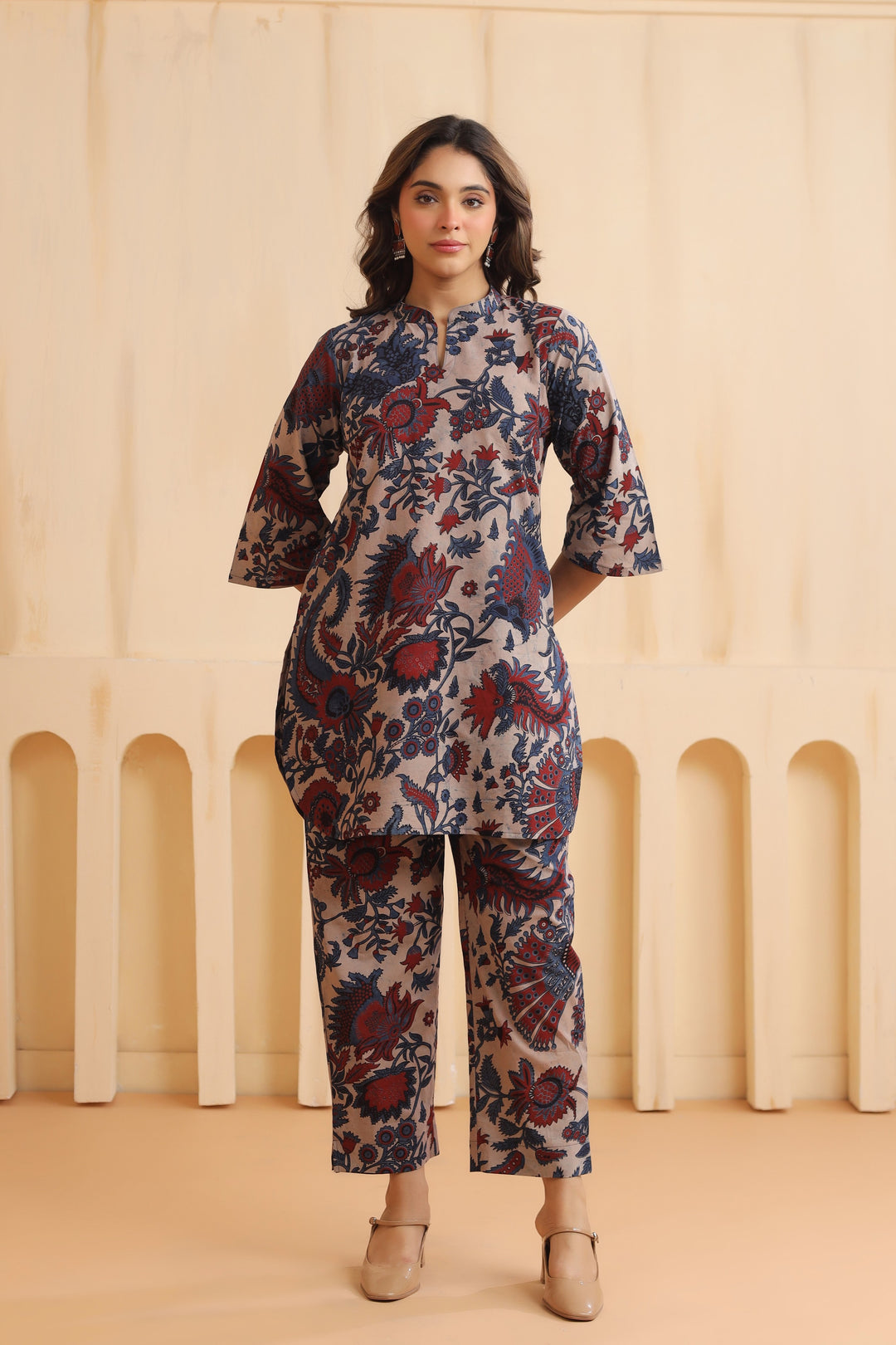Amulya Multicolor Cotton Co-ord Set