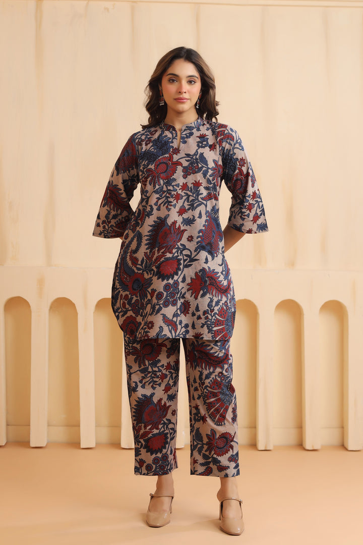 Amulya Multicolor Cotton Co-ord Set