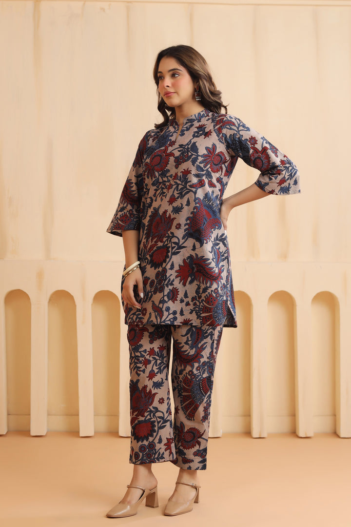 Amulya Multicolor Cotton Co-ord Set