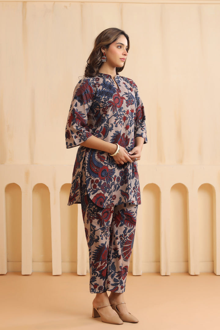 Amulya Multicolor Cotton Co-ord Set