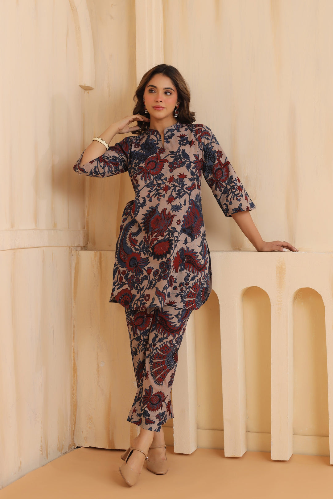 Amulya Multicolor Cotton Co-ord Set