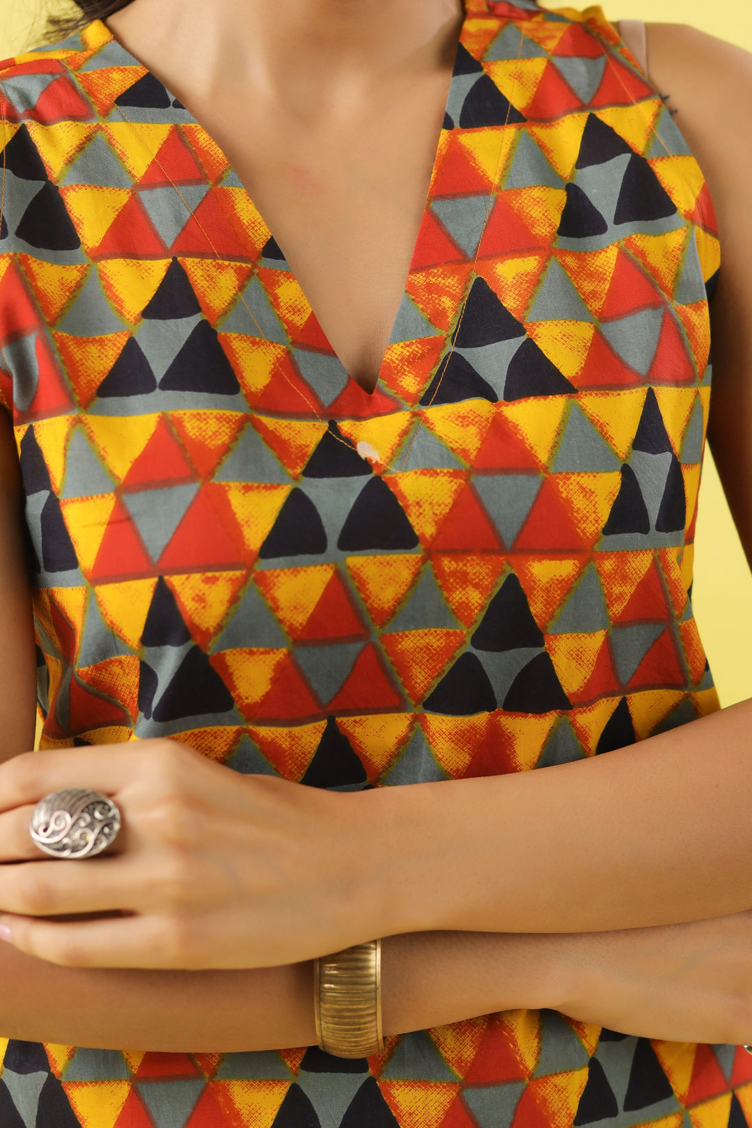 Shweta Multicolor Cotton Kurta Set