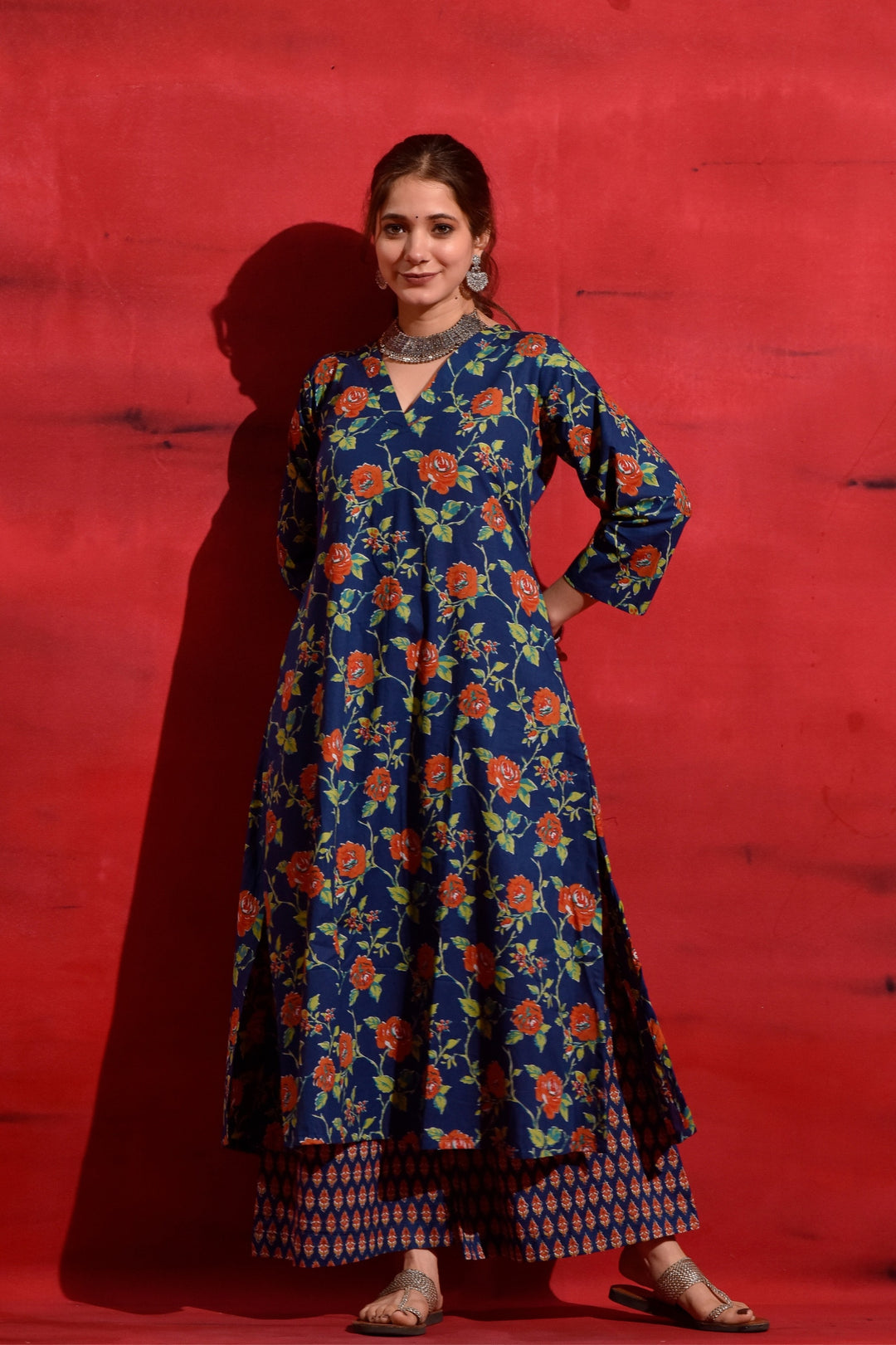a line kurta dress Black Striped A-Line Kurta Amukti