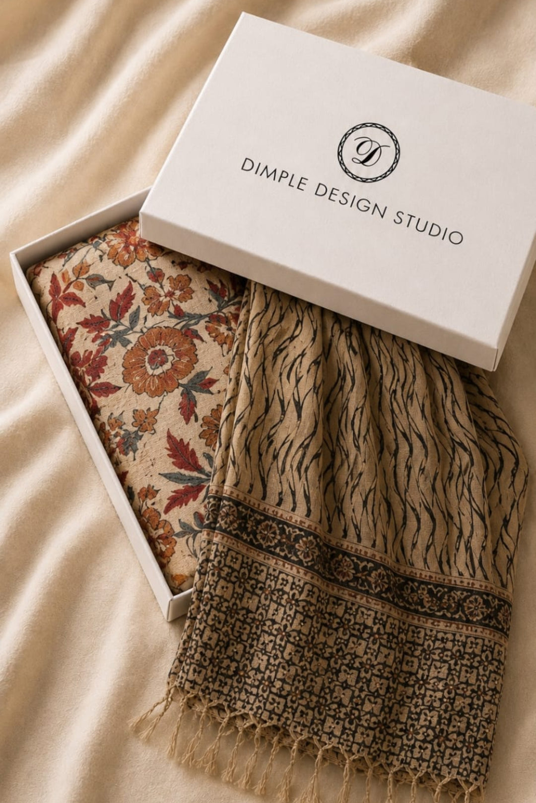 Unstitched - Sudha Kalamkari Suit Set