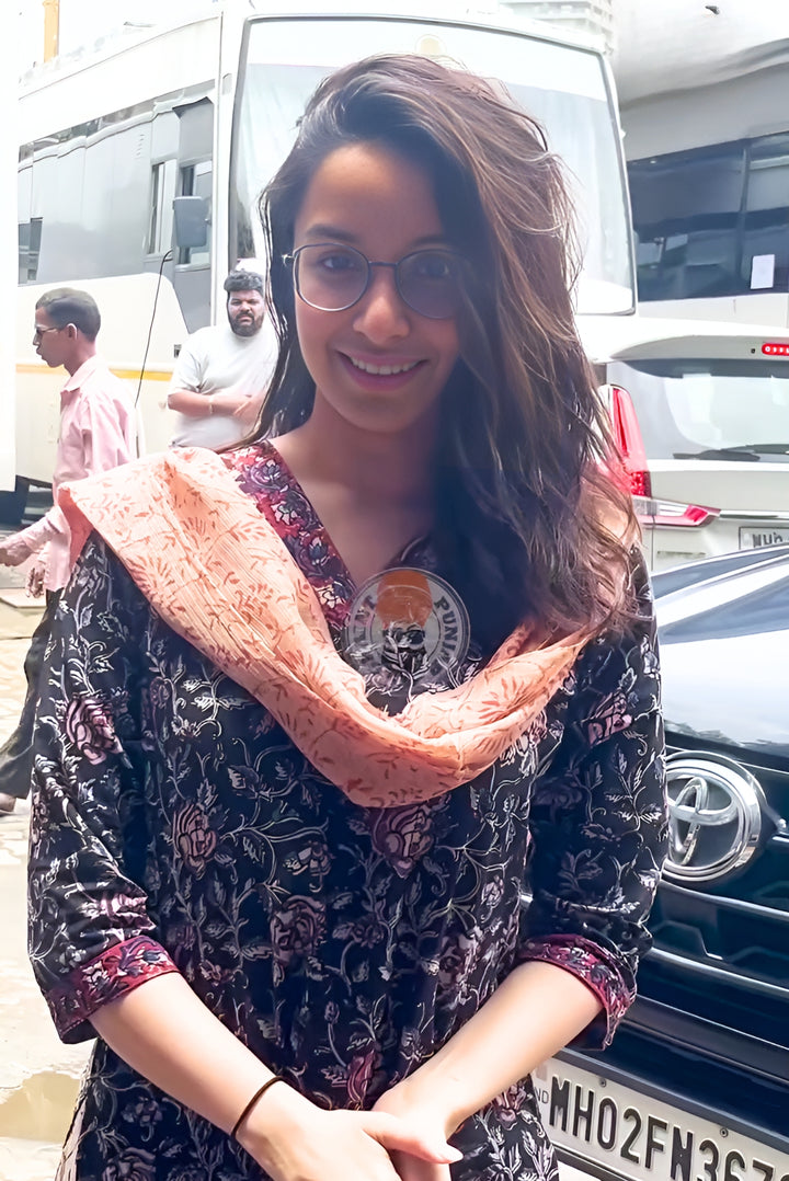 Reena Cotton Bagru Suit Set