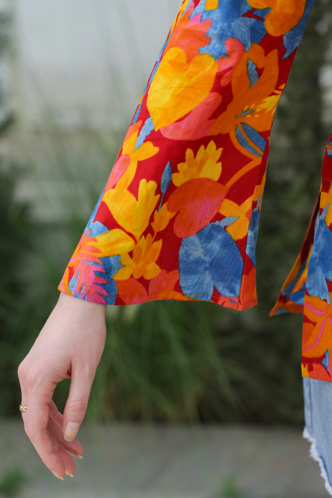 Kira Multicolor Cotton Top
