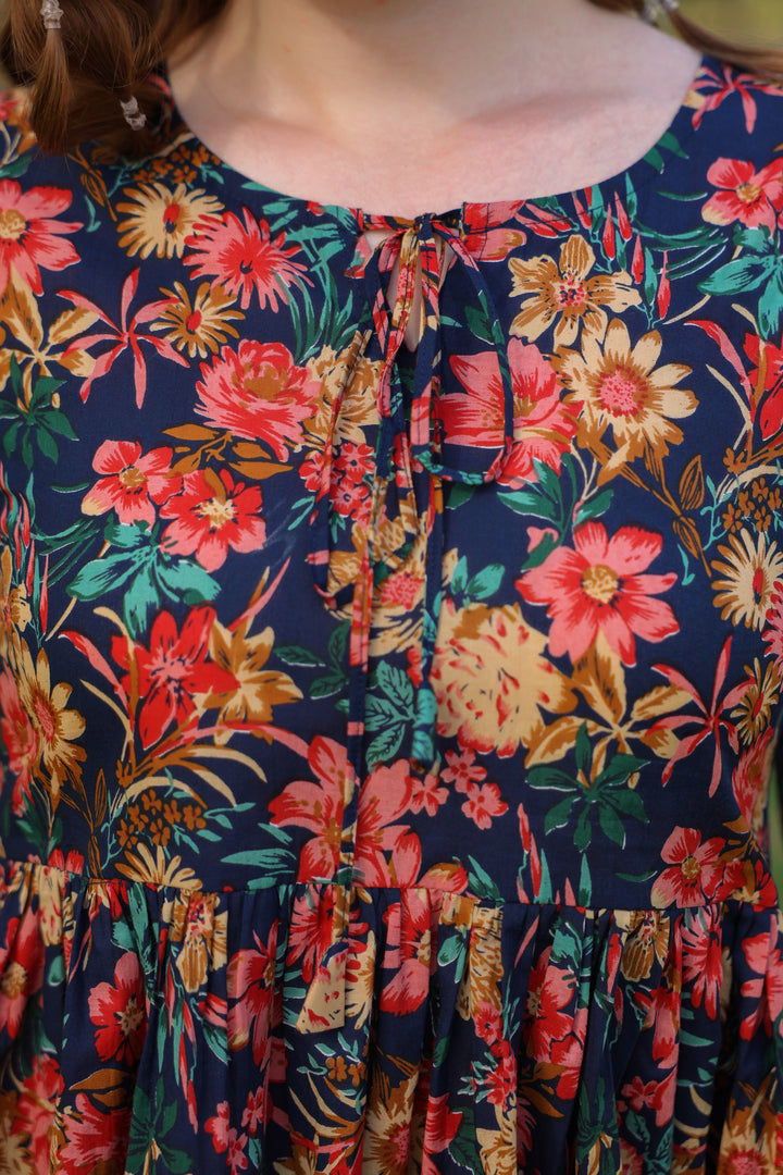 Poppy Multicolor Cotton Top