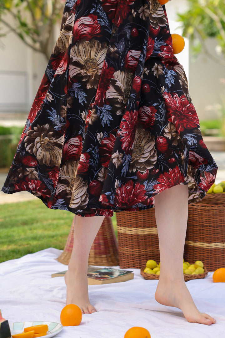 Yulia Multicolor Cotton Dress