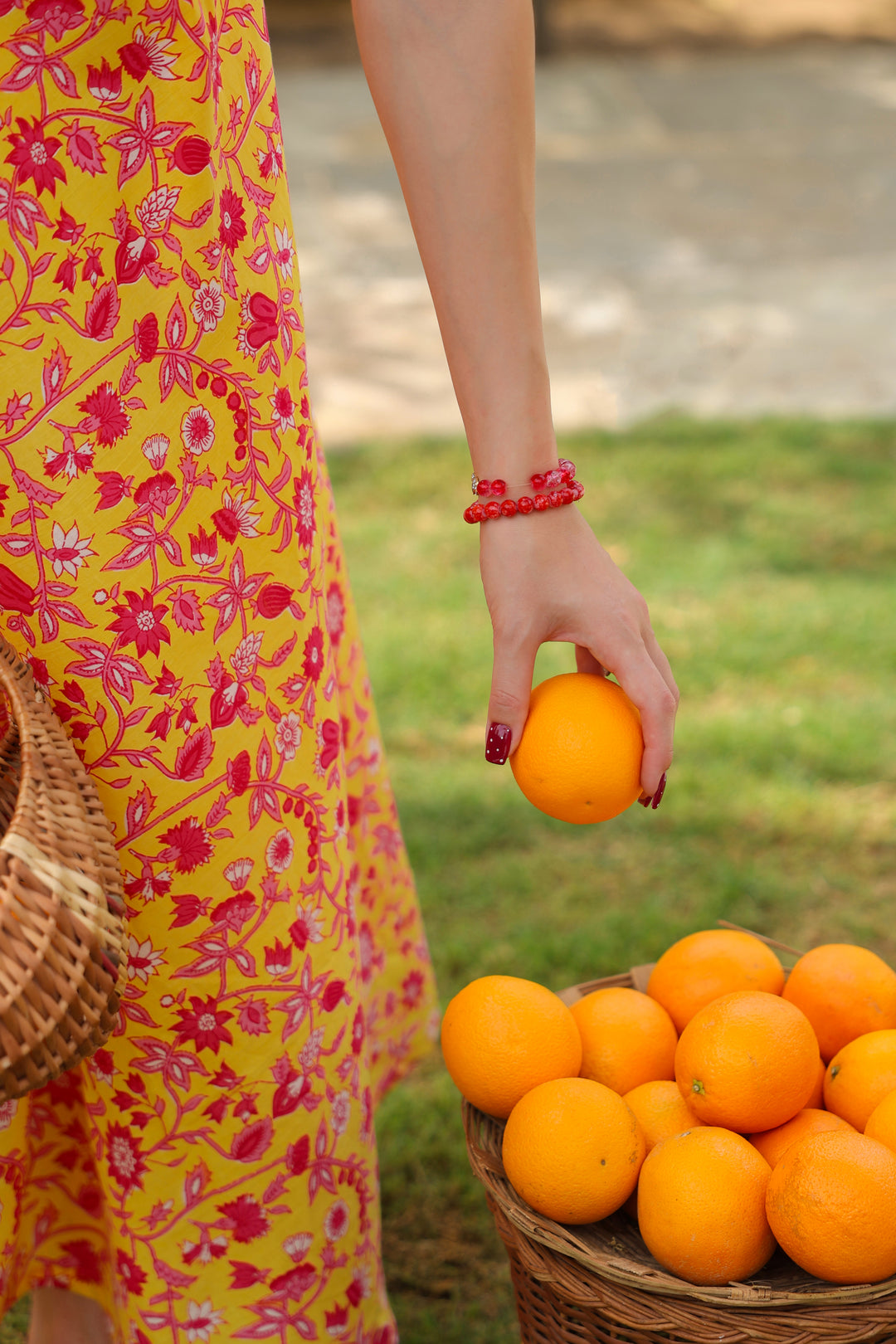 Eliza Yellow Cotton Dress