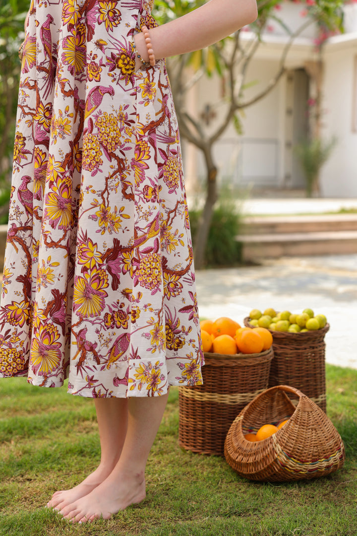 Angelika White Cotton Dress