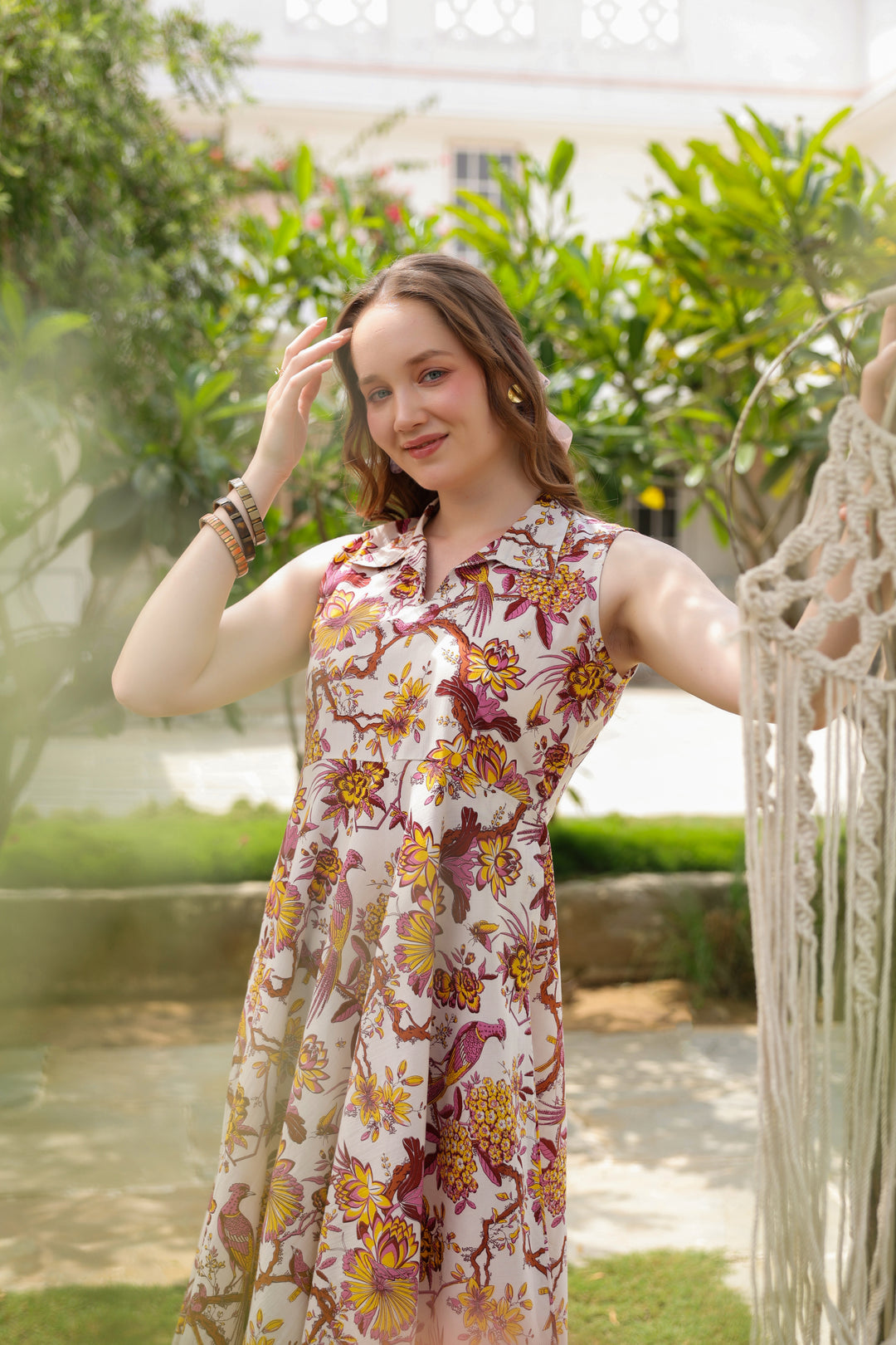 Angelika White Cotton Dress