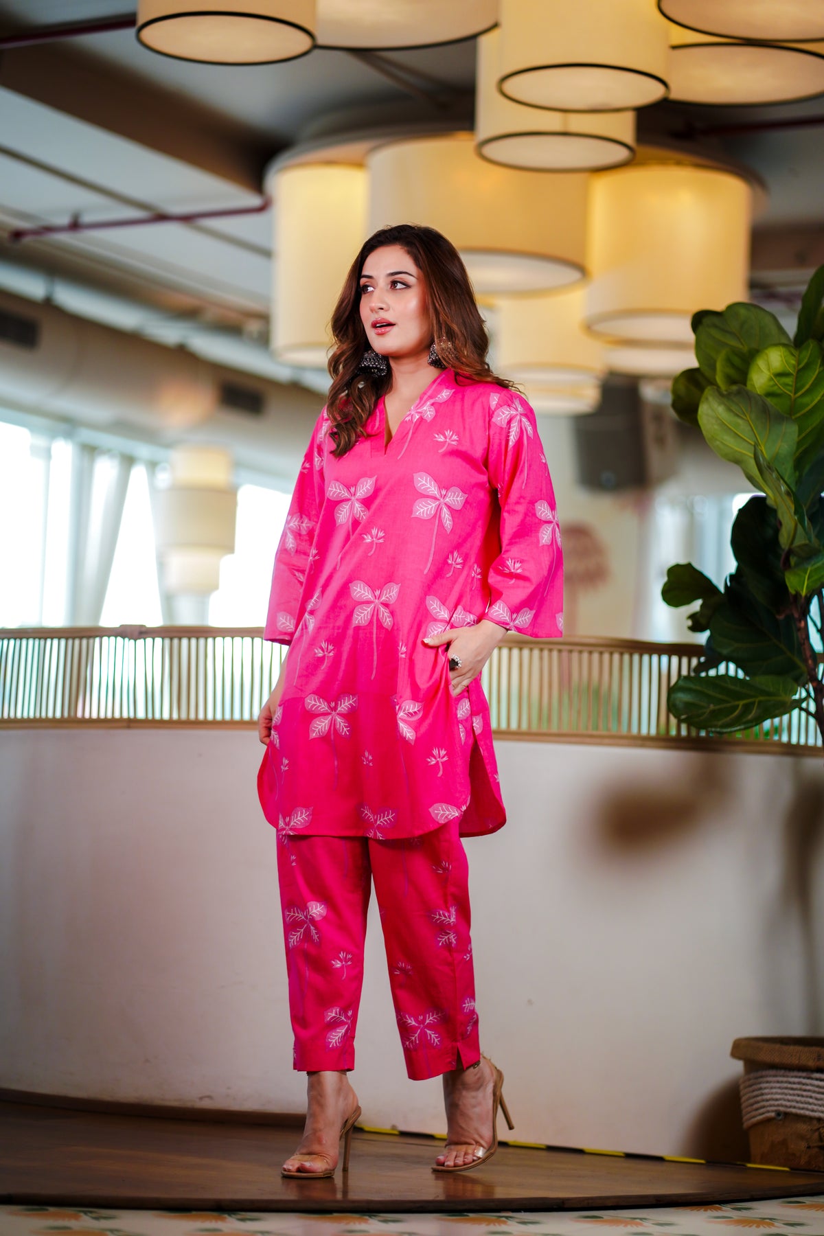 Pink Chestnut Co-ord Set – DIMPLE DESIGN STUDIO Pink Chestnut Co-ord Set – DIMPLE DESIGN STUDIO