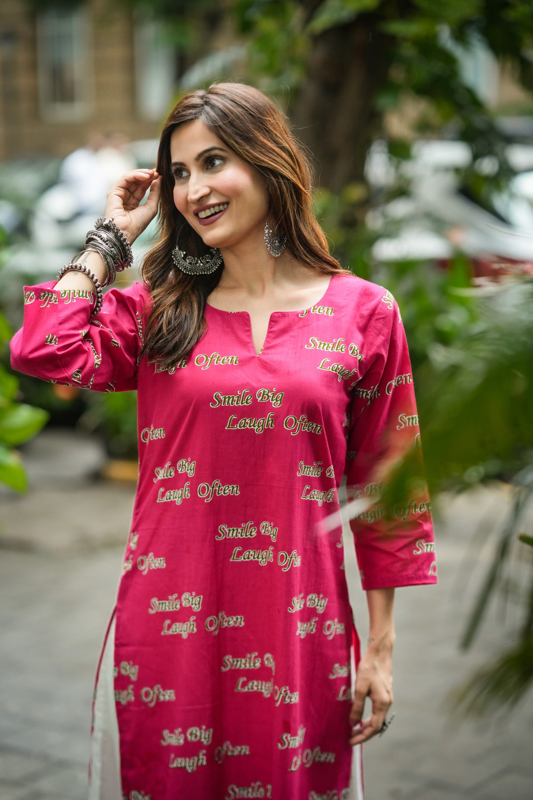 Kurta Rani "smile big laugh often"