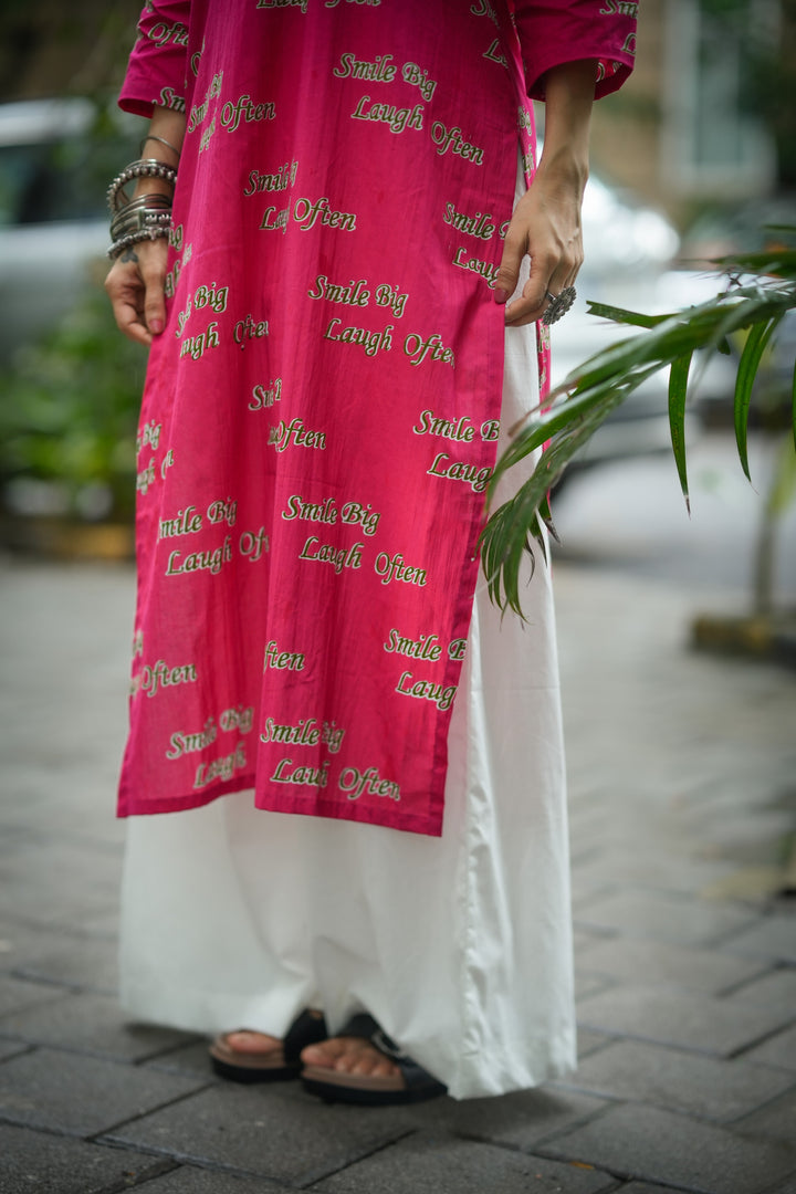 Kurta Rani "smile big laugh often"