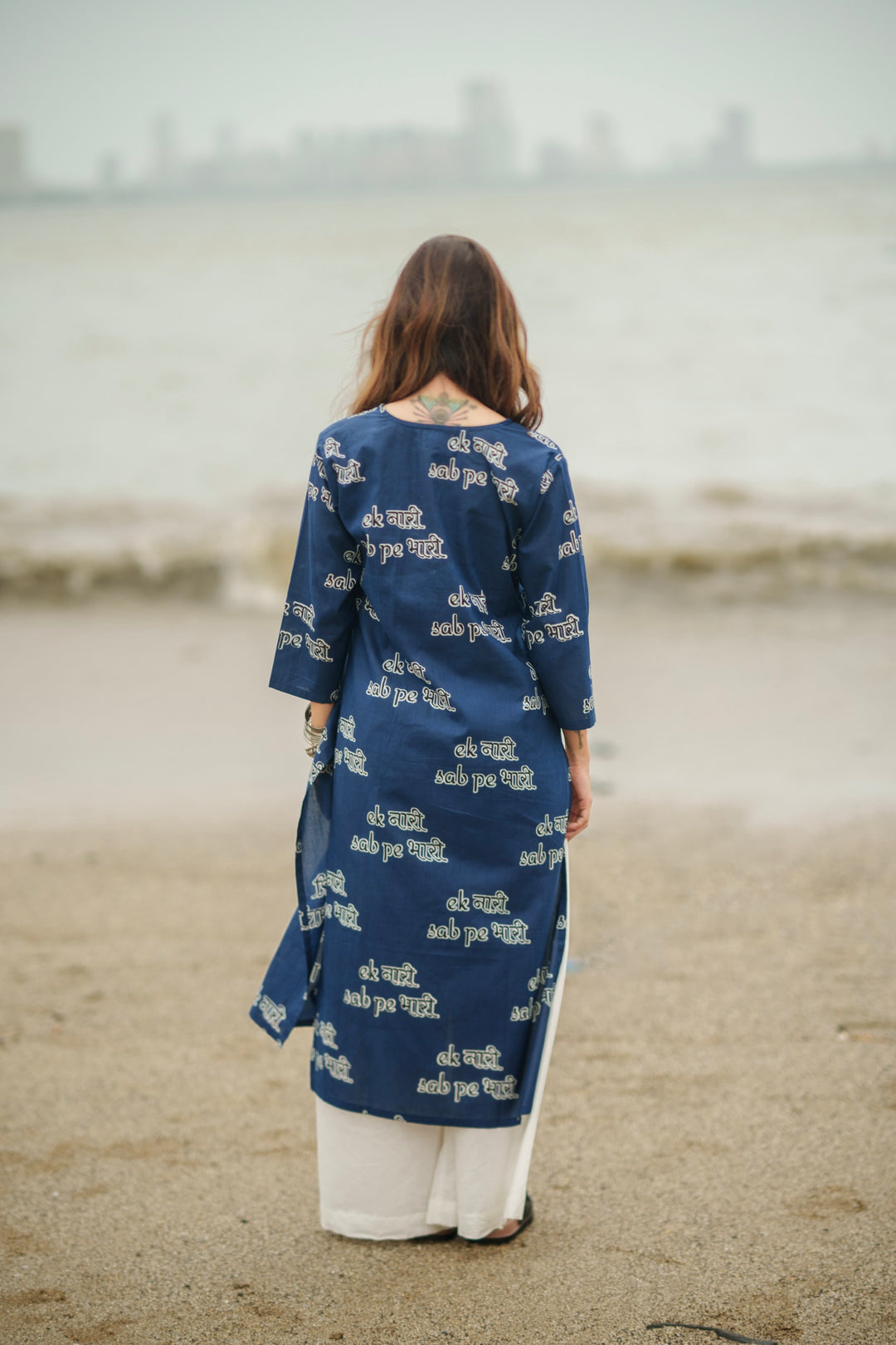 Kurta Blue "ek naari sabpe bhaari"