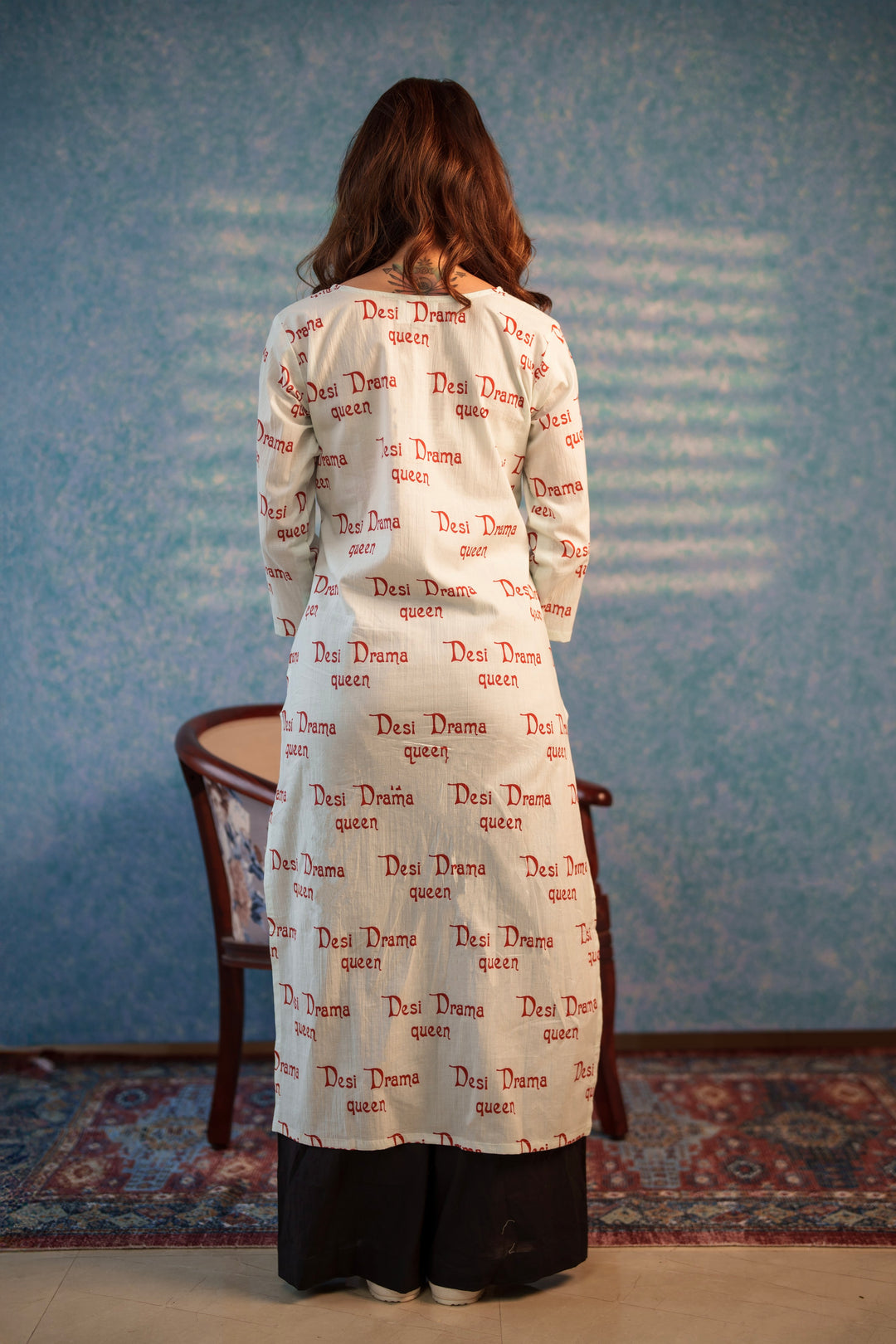 Kurta White "desi drama queen"