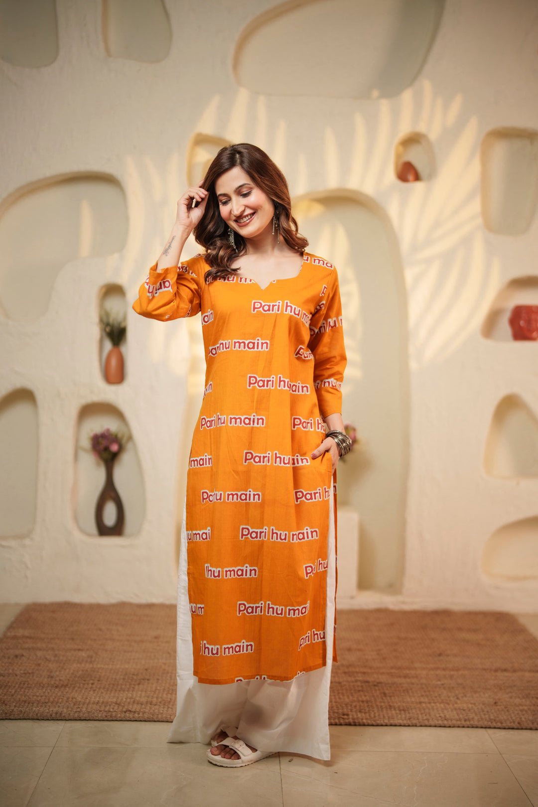 Kurta Mustard "pari hu main"