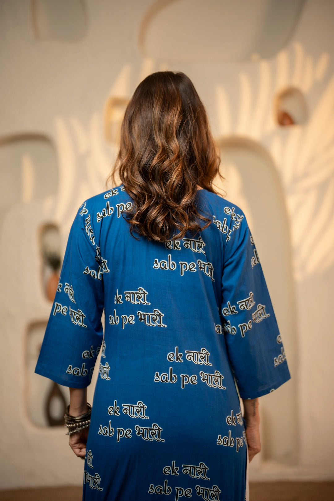 Kurta Blue "ek naari sabpe bhaari"