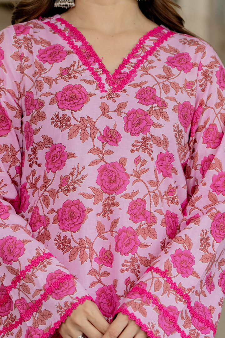 Siddhi Pink Farshi Set