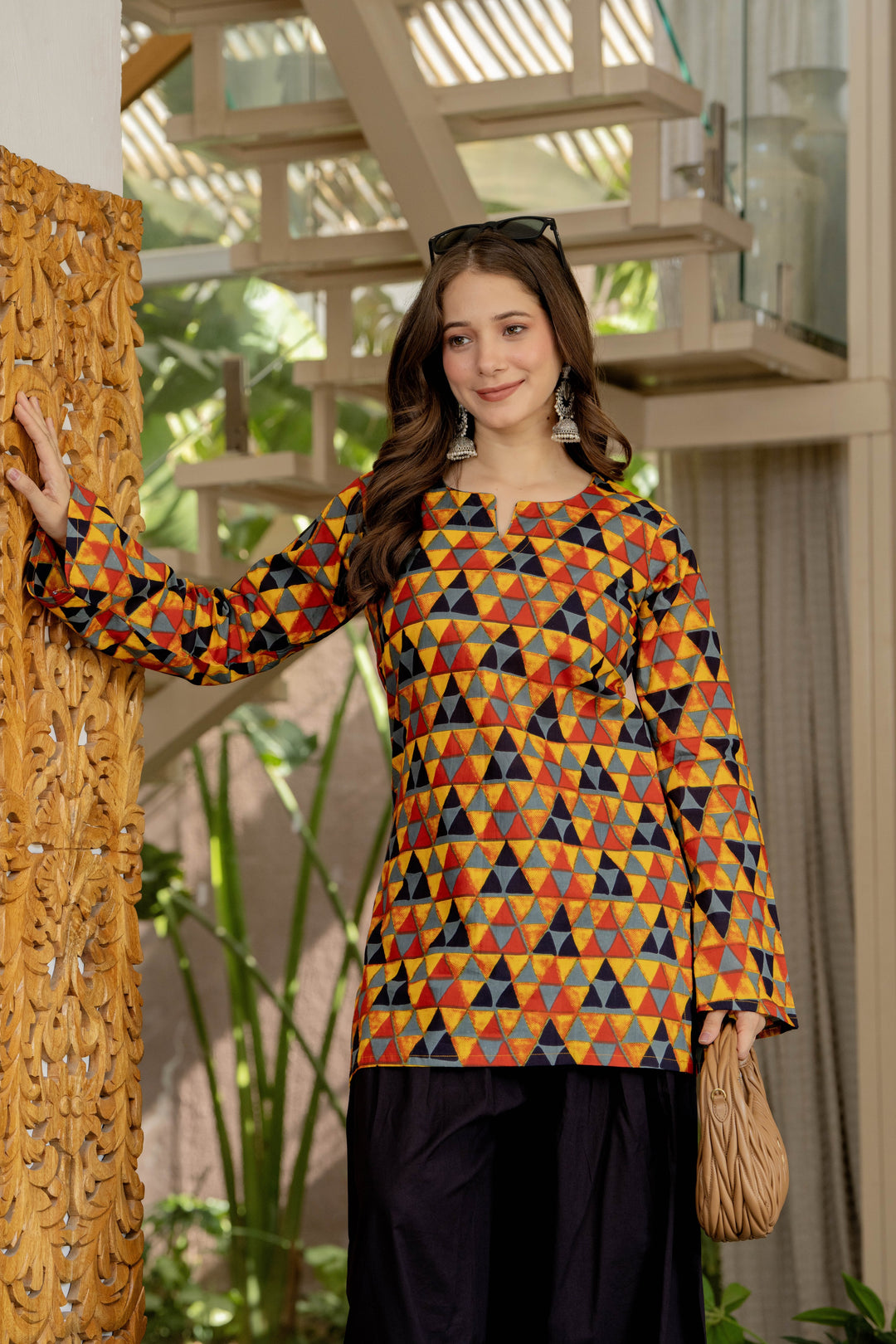Trisha Multicolor Farshi Set