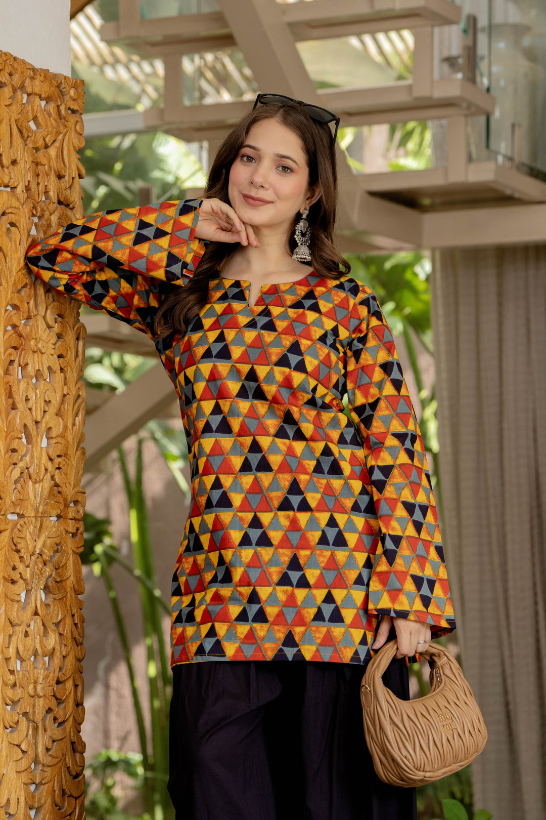 Trisha Multicolor Farshi Set