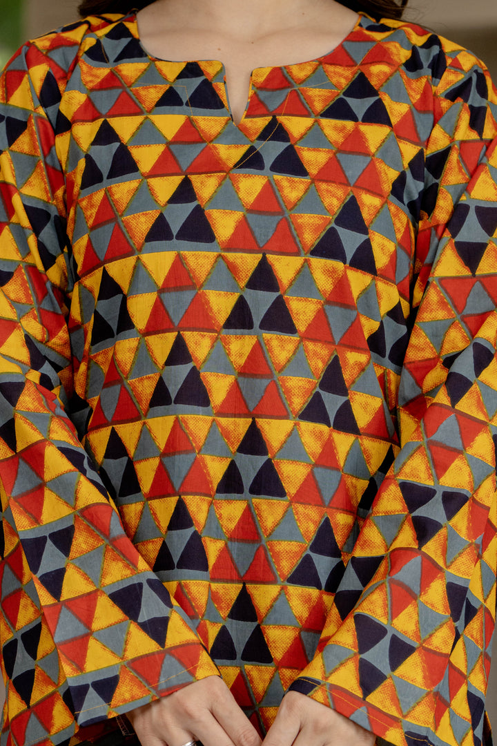 Trisha Multicolor Farshi Set