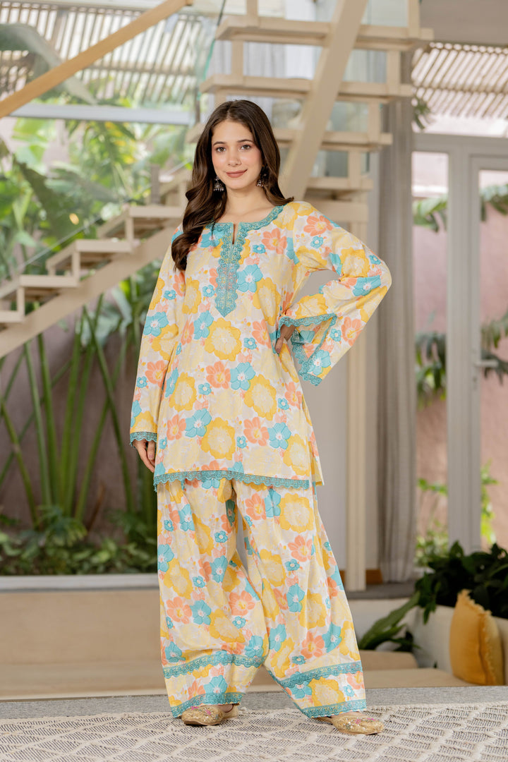 Kalini Cotton Farshi Set