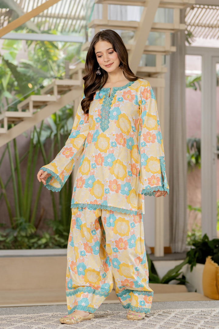 Kalini Cotton Farshi Set