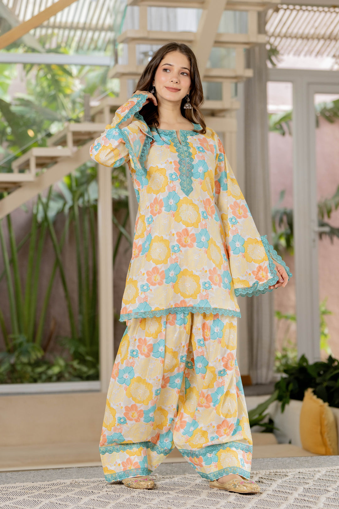 Kalini Cotton Farshi Set