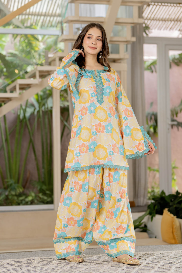 Kalini Cotton Farshi Set
