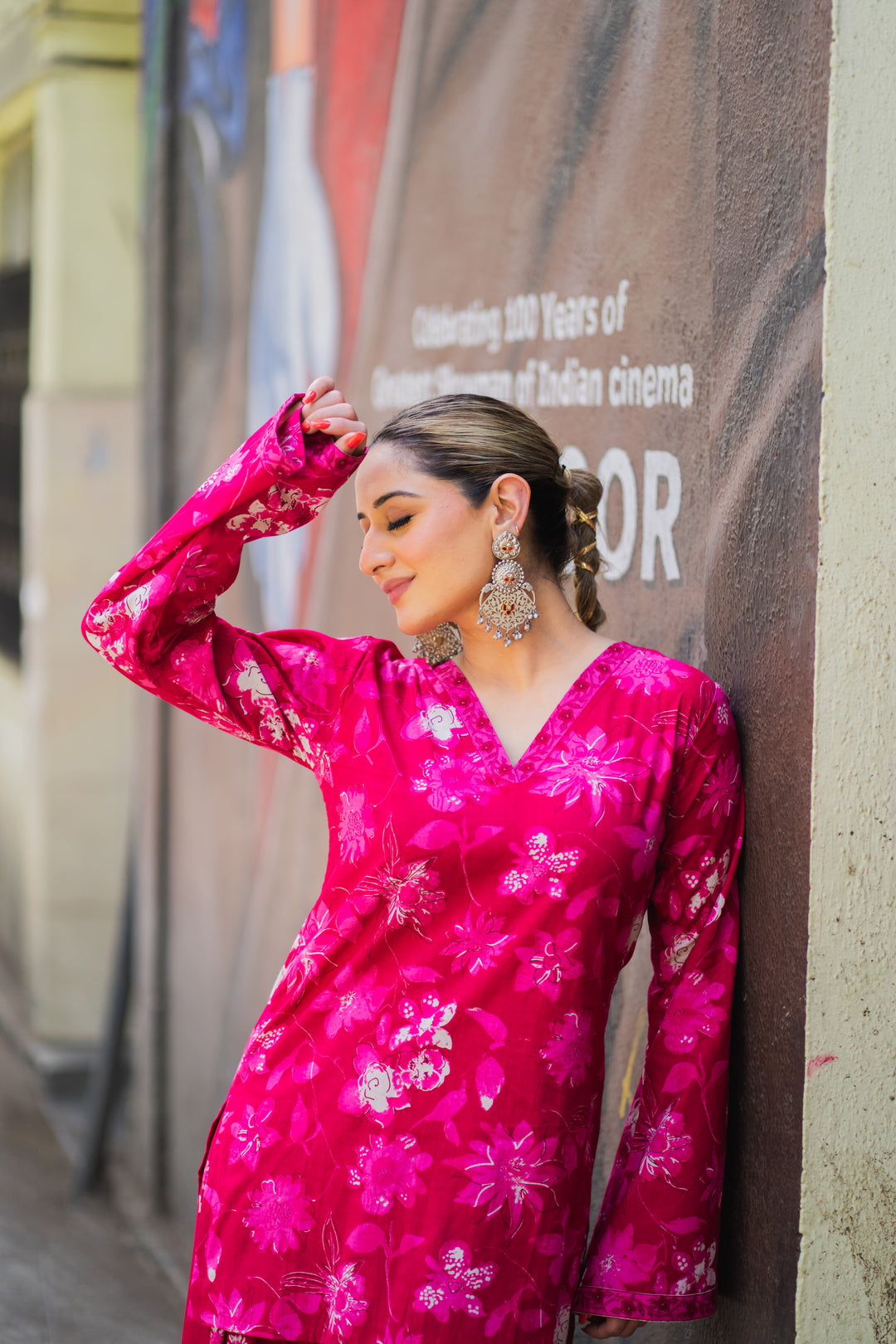 Rani Floral Farshi Cotton Set