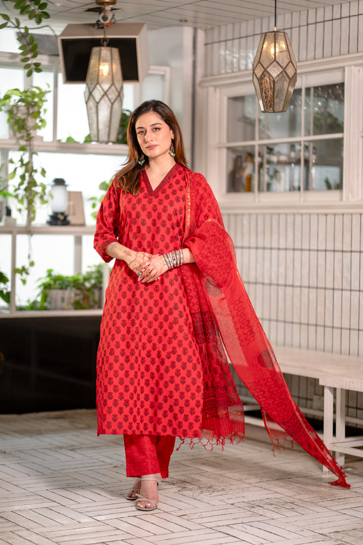 Anika Cotton Suit Set
