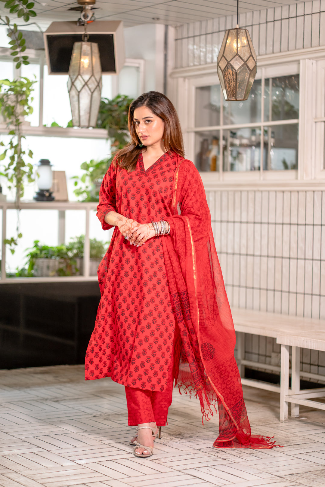 Anika Cotton Suit Set