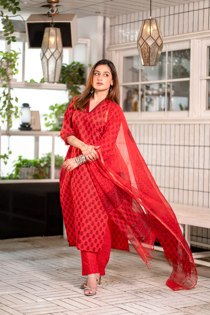 Anika Cotton Suit Set