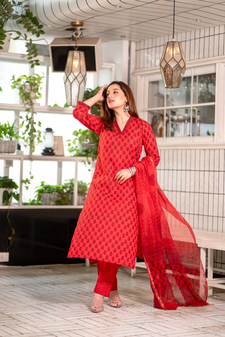 Anika Cotton Suit Set