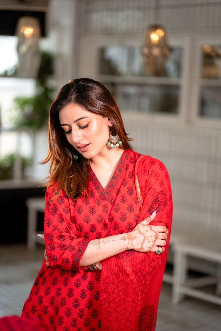 Anika Cotton Suit Set