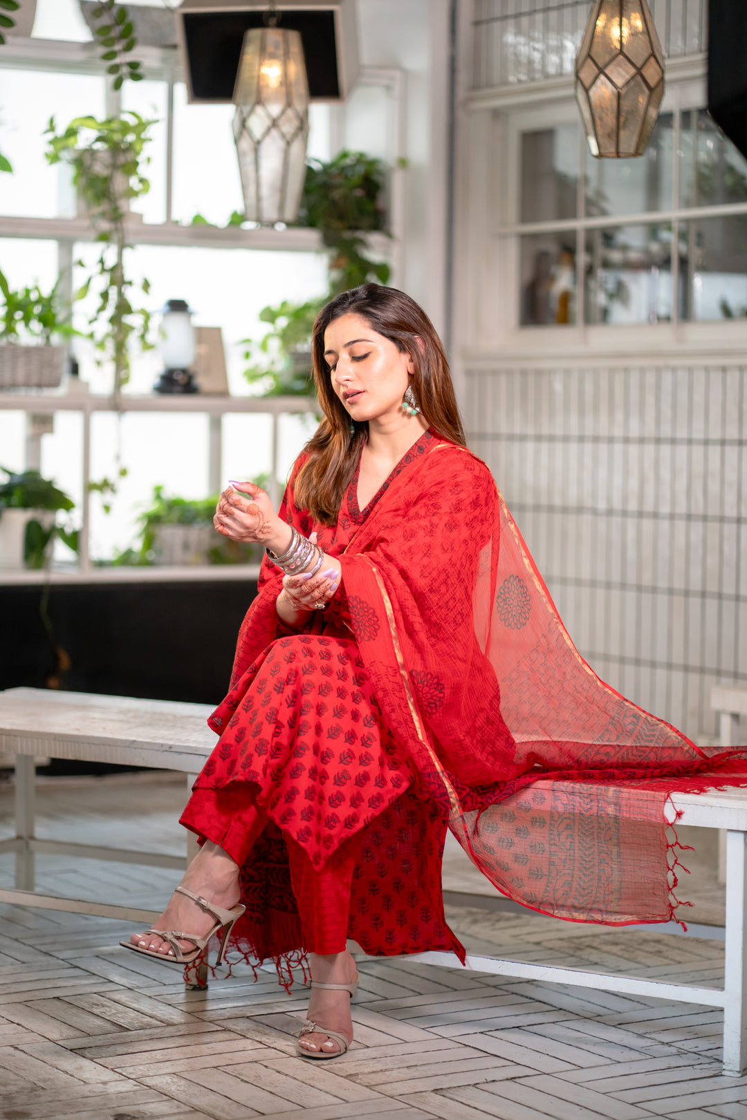 Anika Cotton Suit Set