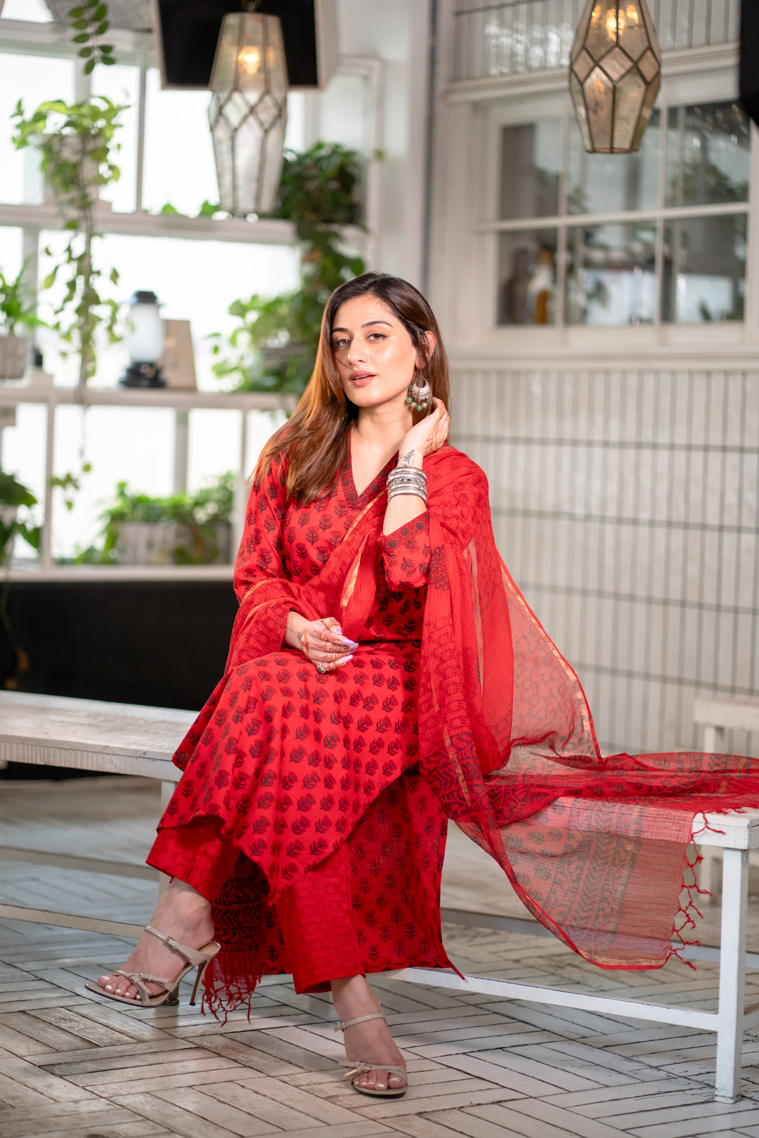 Anika Cotton Suit Set