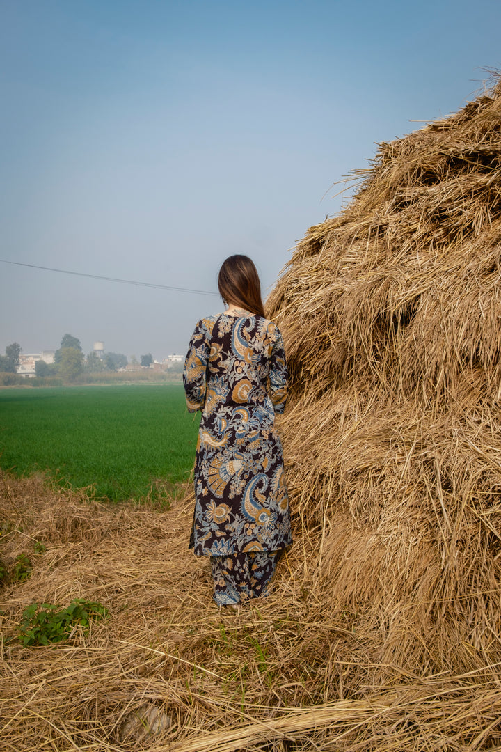 Ahaana Cotton A-line Kurta Set