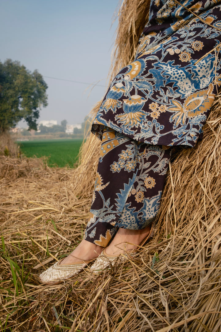 Ahaana Cotton A-line Kurta Set