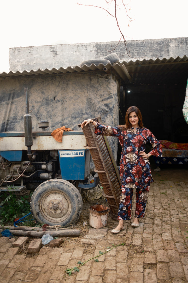 Reema Multicolor Cotton Co-ord Set