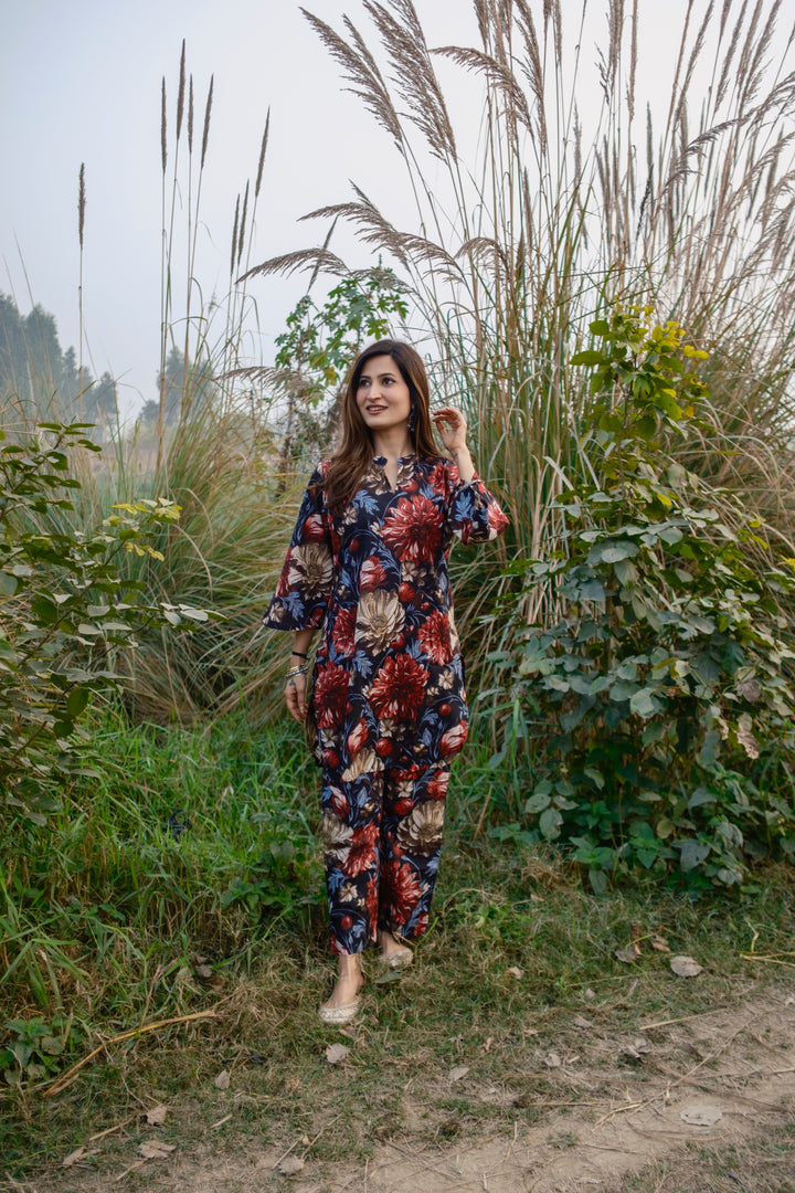 Reema Multicolor Cotton Co-ord Set