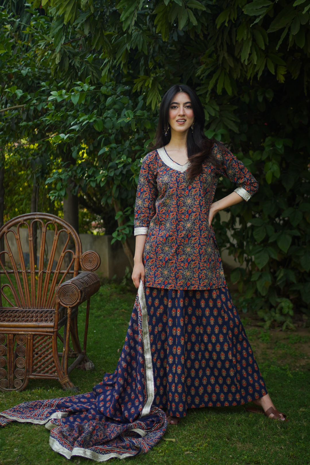 Twisha Cotton Skirt Set