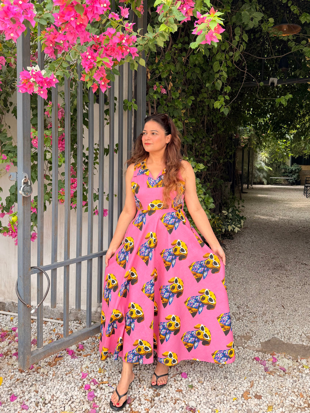 Cute Pink Dog Dress