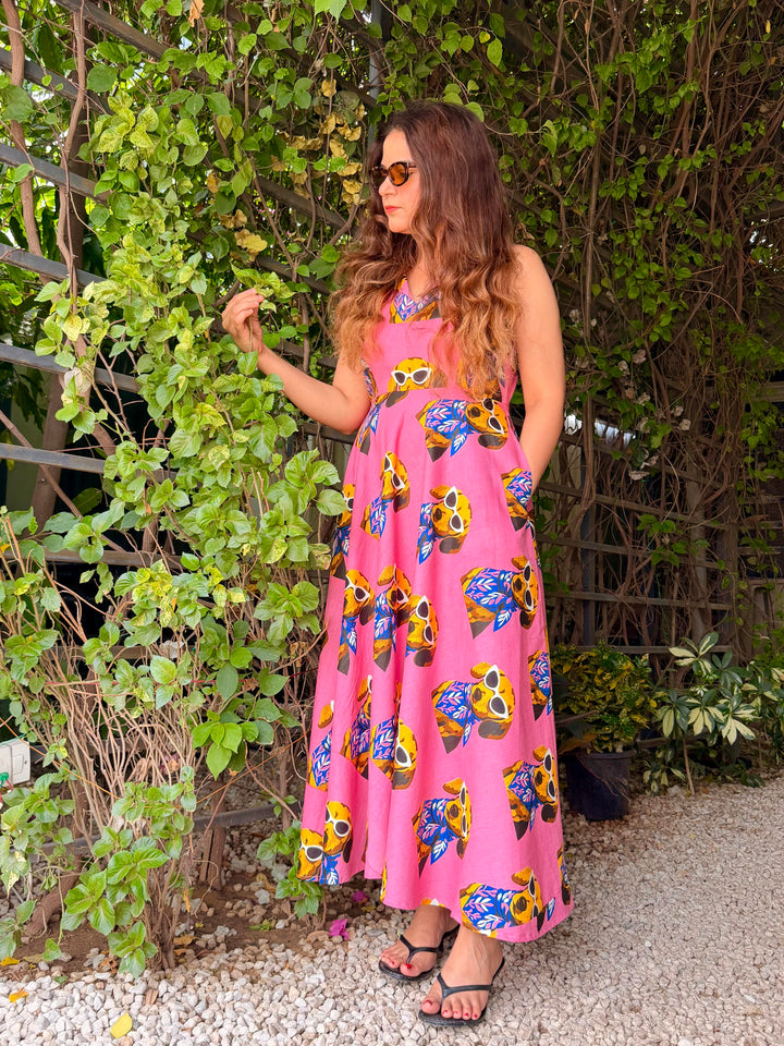 Cute Pink Dog Dress