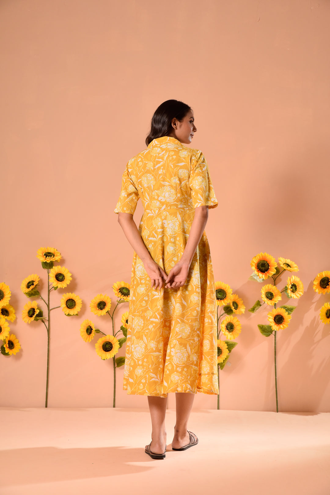 Elena Yellow Cotton Shirt Dress – DIMPLE DESIGN STUDIO Elena Yellow Cotton Shirt Dress – DIMPLE DESIGN STUDIO