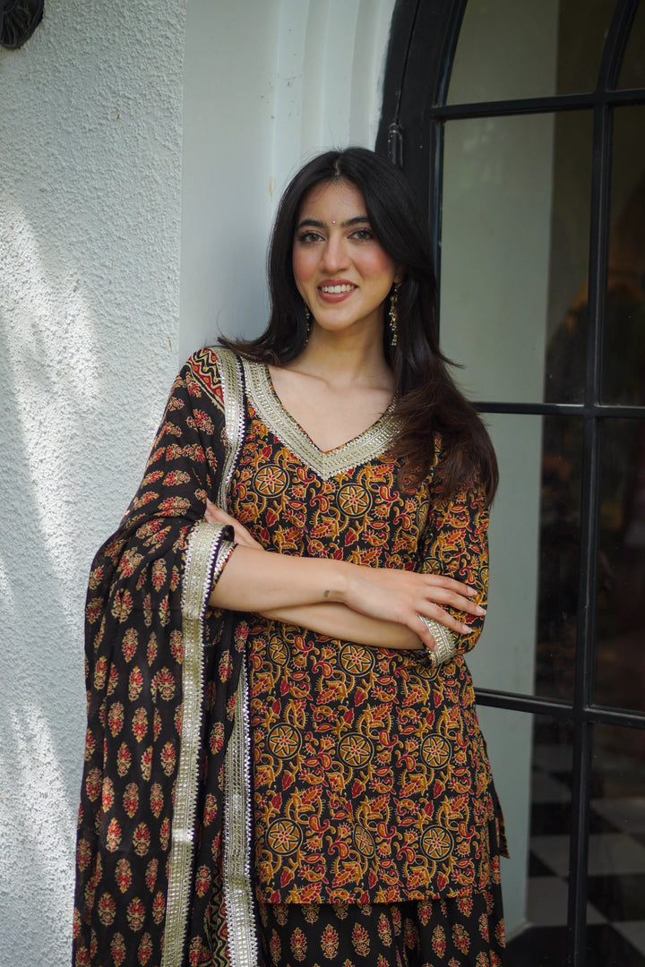 Unstitched - Aayushi Cotton Skirt Set